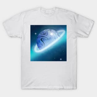 blue galaxy T-Shirt